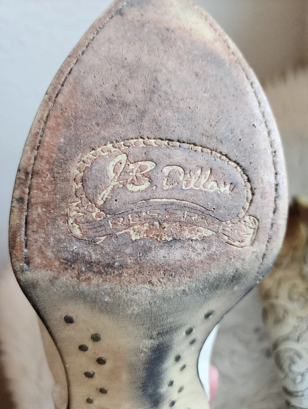 J.B DILLON RESERVED GLITTER COWGIRL BOOTS EXCELLENT COND. SIZE 5C